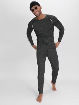 Комплект мужского термобелья без начеса темно-серого цвета 2214TC - FUYOUKAI фото 6