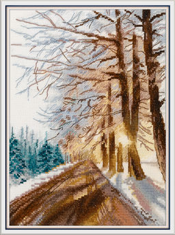 Набор для вышивания PANNA PS-7478 Морозный день 16 х 21.5 см