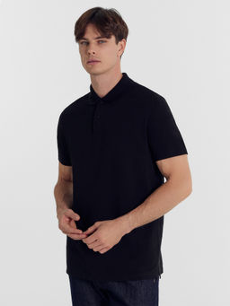 Поло мужское в черном цвете черный 111834/1 - Mark formelle фото 2