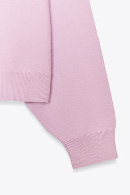 RIB KNIT SWEATSHIRT - Zara фото 6