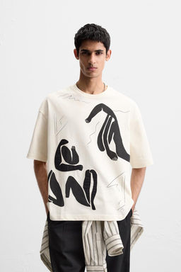 PRINTED PATCH T-SHIRT - Zara фото 2