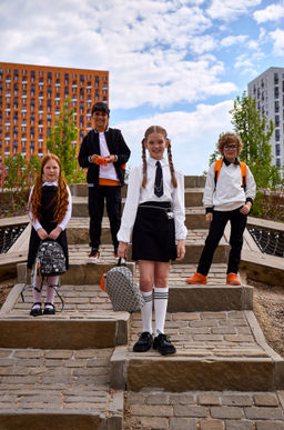 Брюки из футера двухнитки для мальчика Happyfox