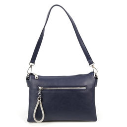 Женская сумка через плечо из эко кожи с пятью отделениями 95350 Синий - Cidirro фото 2