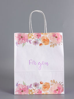 Пакеты подарочные крафт «Для тебя», 26×12×32 см, набор 4 шт.