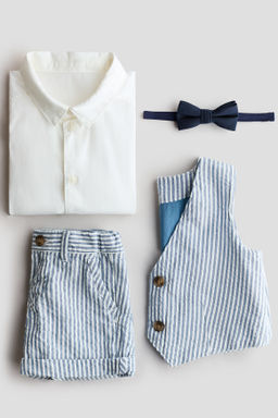 Conjunto de vestir de 4 piezas en mezcla de lino - H&m фото 4
