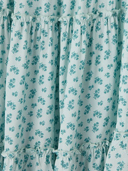 Beli Lastikli Desenli K?z ?ocuk Etek