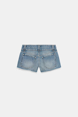 SHORTS MINI DENIM TRF TACHAS / ?ndigo - Zara фото 7