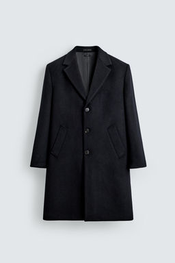 REGULAR FIT WOOL COAT - Zara фото 9