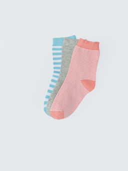 ?izgili K?z ?ocuk Soket ?orap 3l? - Waikiki фото 2