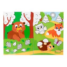 Раскраска многоразовая Рисуй-стирай. Мир животных, 12 стр. - Буква-ленд фото 4