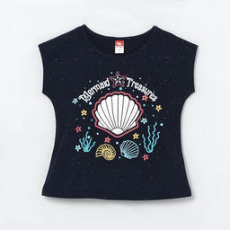 CRB wear/CSKG 62699-41-273 Футболка для девочки, темно-синий/Ex.Cherubino  фото 4