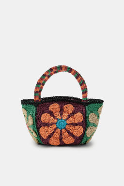 MINI BOLSO COMBINADO FLORES / Multicolor