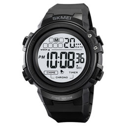 Часы наручные Skmei мужские электронные спортивные 2260black-white