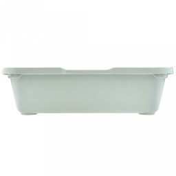 Лоток-туалет для кошек 23х42х11см, пластик, с сеткой, ментоловый (Россия)