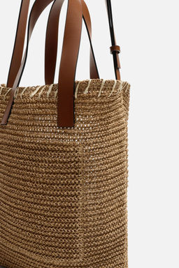 WOVEN SHOPPER BAG - Zara фото 6