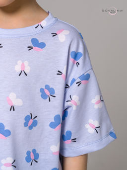 Костюм Мун синие бабочки-голубой - Sovalina фото 4