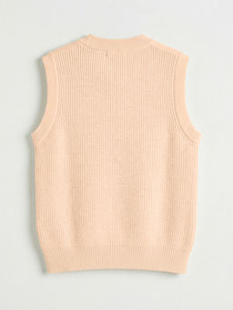 Standart Fit Kalp Detayl? K?z ?ocuk Yelek