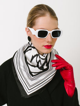 Большой мягкий очень нежный двусторонний платок - Tantino фото 3