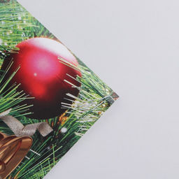 Цена за 10 шт. Упаковочная бумага на новый год «Праздник у ёлки», 50 х 70 см, глянцевая