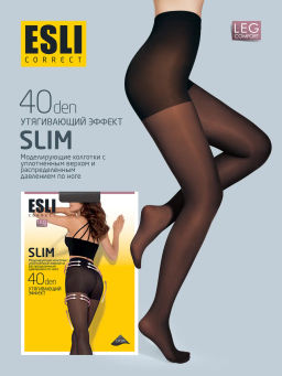Колготки корректирующие ESLI SLIM 40 nero