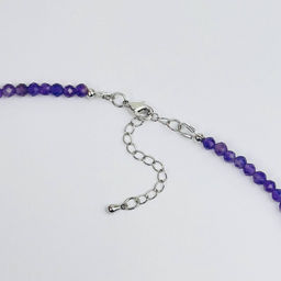 Колье из Аметиста и Кунцита 42 см +