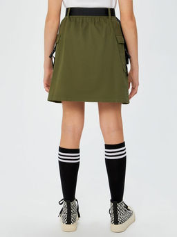 ACOOLA / Юбка детская для девочек Vaissen хаки  фото 4