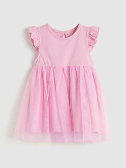 F?rf?r Detayl? K?z Bebek T?t? Elbise