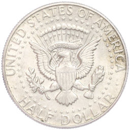 Монета 1/2 доллара (50 центов) 1967 года США