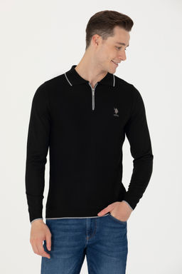 U. S. Polo Assn Мужской черный свитер - U.s. polo assn фото 17