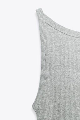 RIBBED HALTER TOP - Zara фото 9