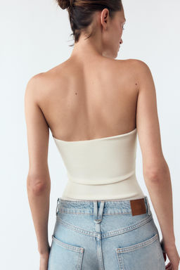 STRETCH BANDEAU BODYSUIT - Zara фото 25