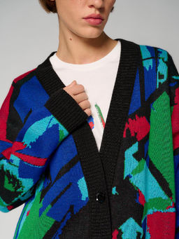Кардиган женский 12411-54005 multicolor - Eleganzza фото 4