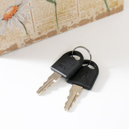 Шкатулка книга - сейф Ромашки и божьи коровки, дерево, искусственная кожа, 21?13?5 см