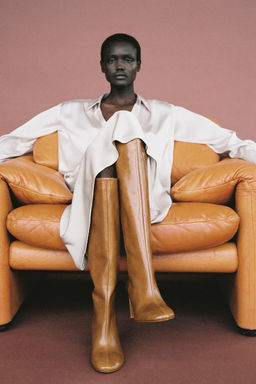 SATIN SHIRT - Zara фото 2