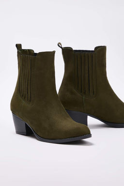 Vizon Suet Kad?n Kovboy Bot TAKAW26BO00102 - Trendyolmilla фото 9