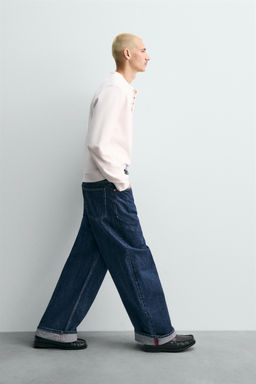 CHAMPION ® X ZARA BAGGY FIT JEANS  фото 6