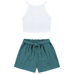 Комплект топ рибана, шорты пике 7002900102 - Youlala фото 22