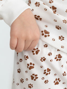 Пижама детская молочнаяжирафы