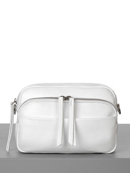 LACCOMA сумка НИ20955-белый натуральная кожа хлопок