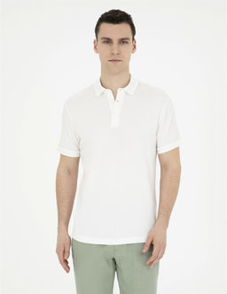Ekru Slim Fit Ti__rt