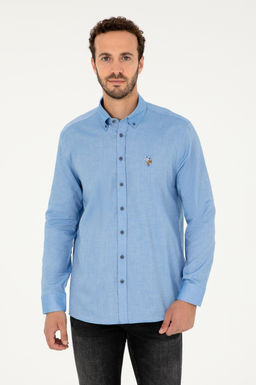 U. S. Polo Assn / Мужская базовая рубашка Saks с длинным рукавом