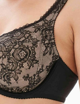 БЮСТГАЛЬТЕР Milavitsa 108000/D74 черный с нюдом