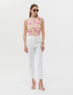 Kahverengi Kolsuz Comfort Fit Bluz - Pierre cardin фото 4