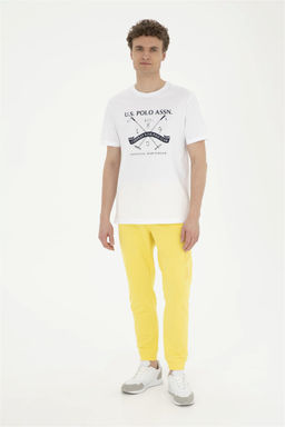 Мужские желтые спортивные штаны - U.s. polo assn фото 3