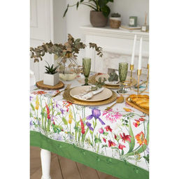 Скатерть Этель Луговые цветы 110?150 см, 100 % хлопок, саржа 190 г/м?
