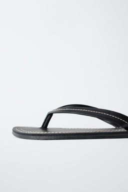 SANDALIA PIEL / Negro - Zara фото 6