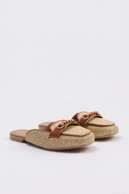 Bej Has?r Kad?n Terlik - Trendyolmilla фото 2