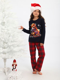 ПЖ064 Пижама Лошадка (синий) - Милаша фото 10