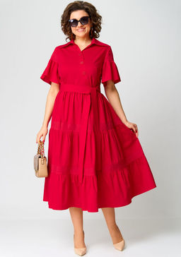 Платье EVA GRANT 7181М красный