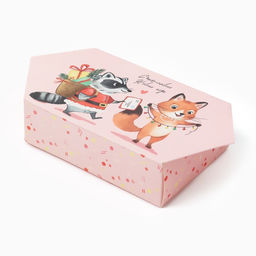 Полотенце махровое Этель. Лисичка и енот, 30?30 см, хлопок 100%